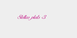 Stellas plats 3 28x6 ROSA