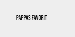 pappas favorit 30x8 SVART