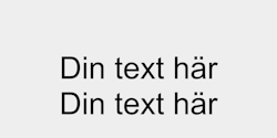 Din text här 41x18 SVART SVART