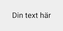 Din text här 41x9 SVART