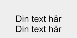 Din text här 41x18 SVART SVART