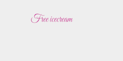 Free icecream 35x10 ROSA