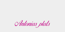 Antonias plats 41x9 ROSA