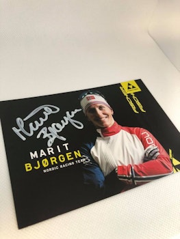 Signert kort Marit Bjørgen
