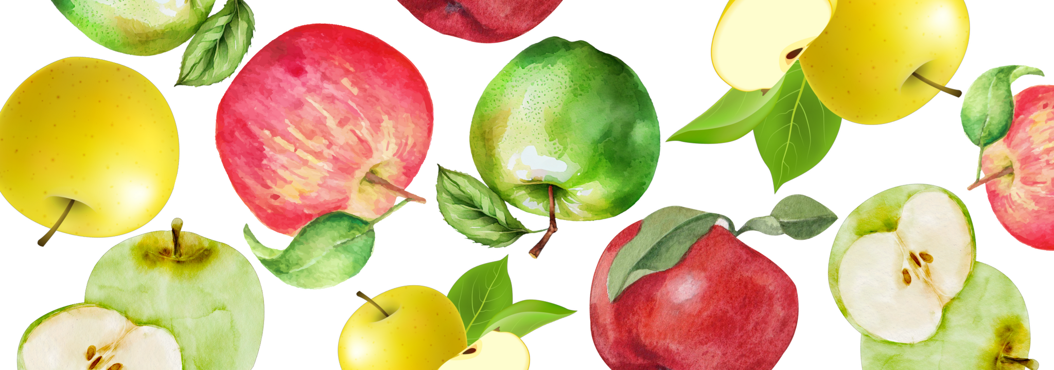 Emaljmugg - Äpplen, stora