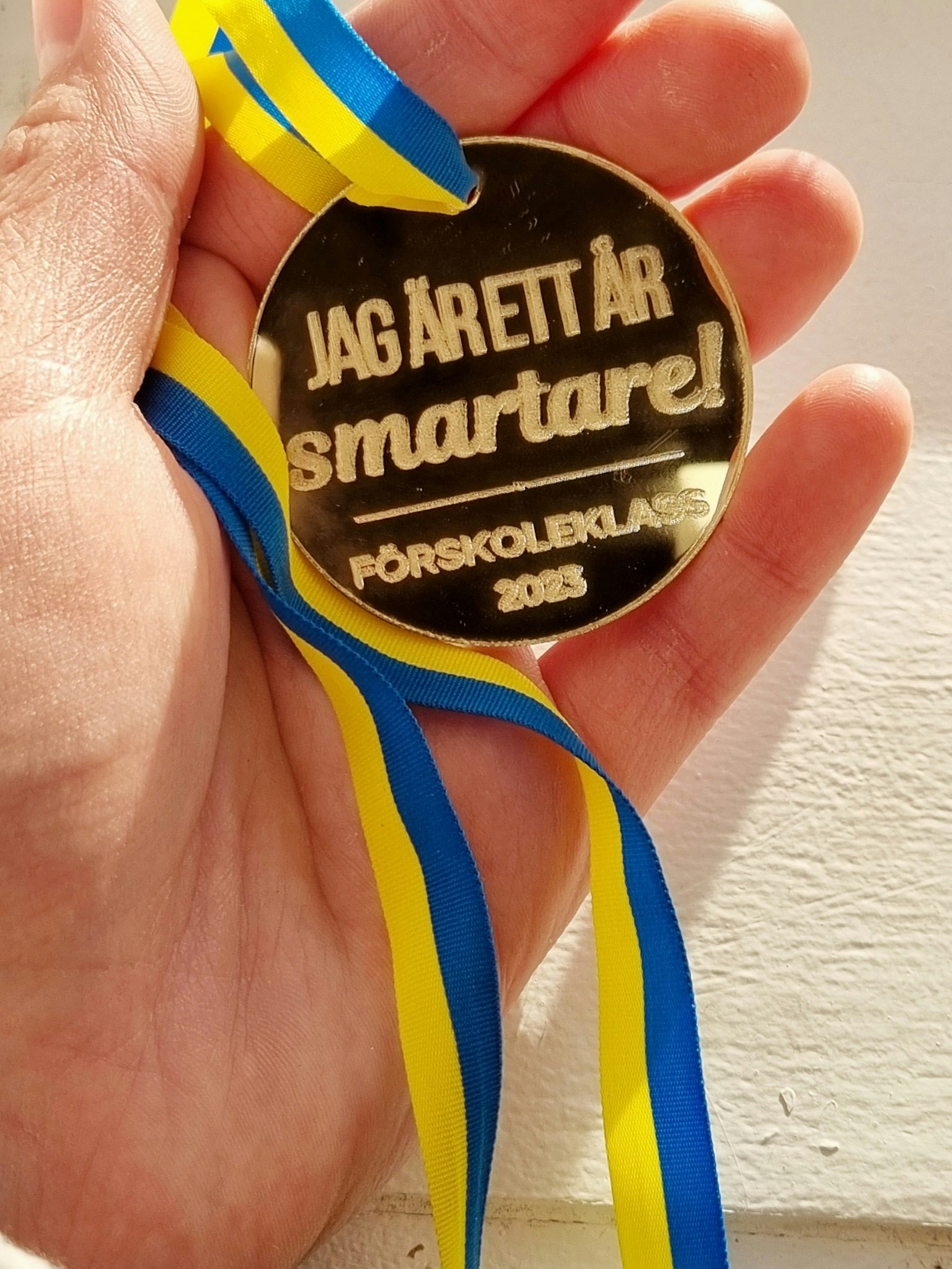 Medalj: Ett år smartare (Åk F-9)