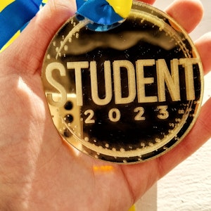 Medalj: STUDENT, rak