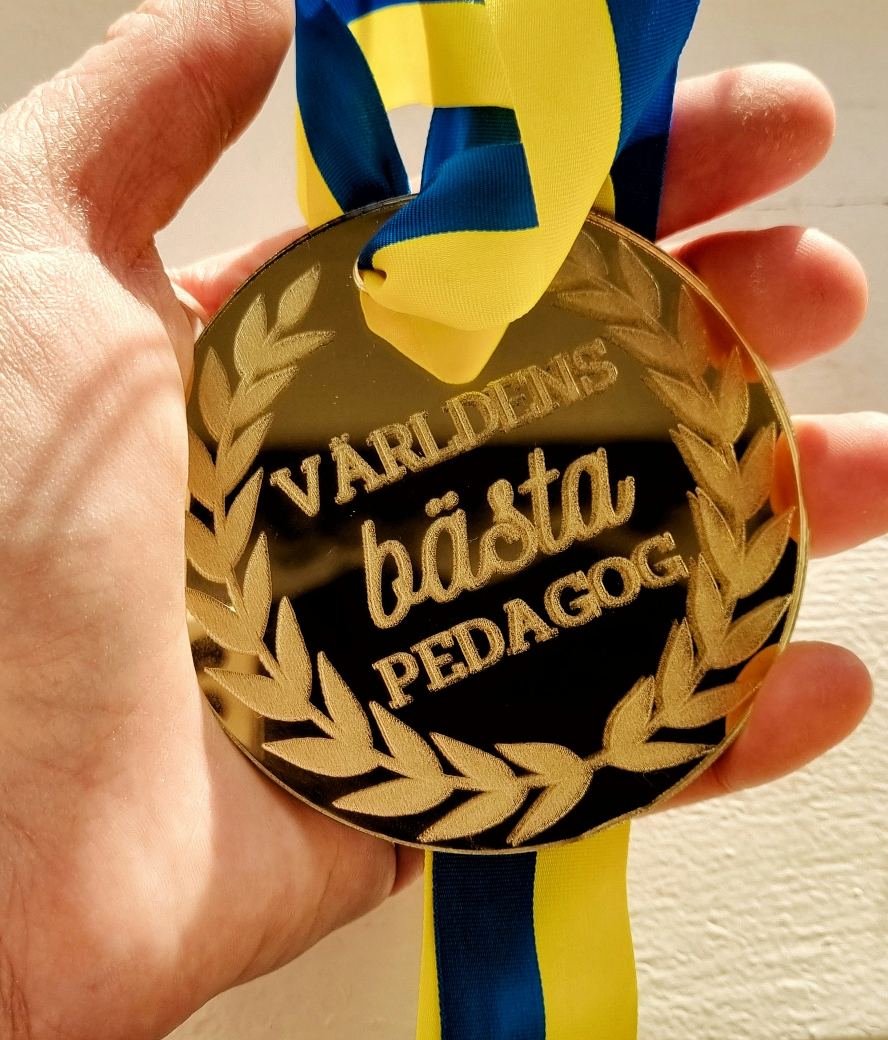 Medalj: Bästa Pedagog