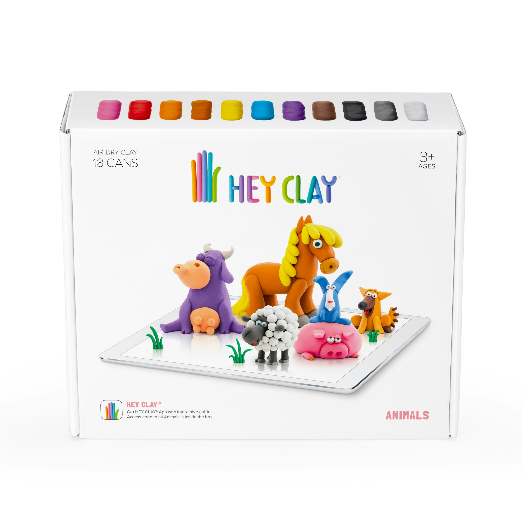 Hey Clay: Set - djur