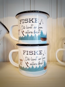 Emaljmugg - Fiske