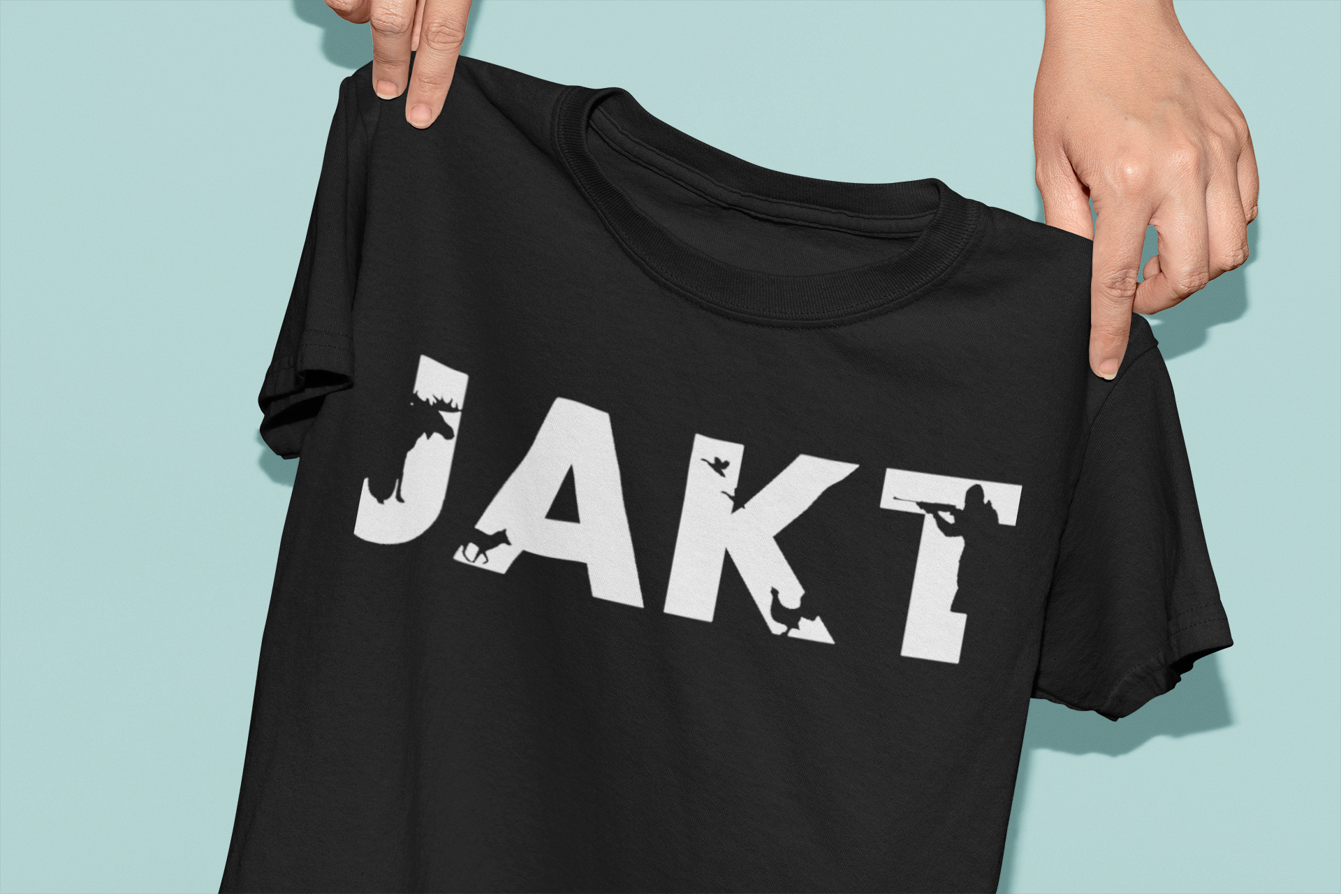 T-shirt - JAKT [vuxen] - Sävar tryck och dekaler