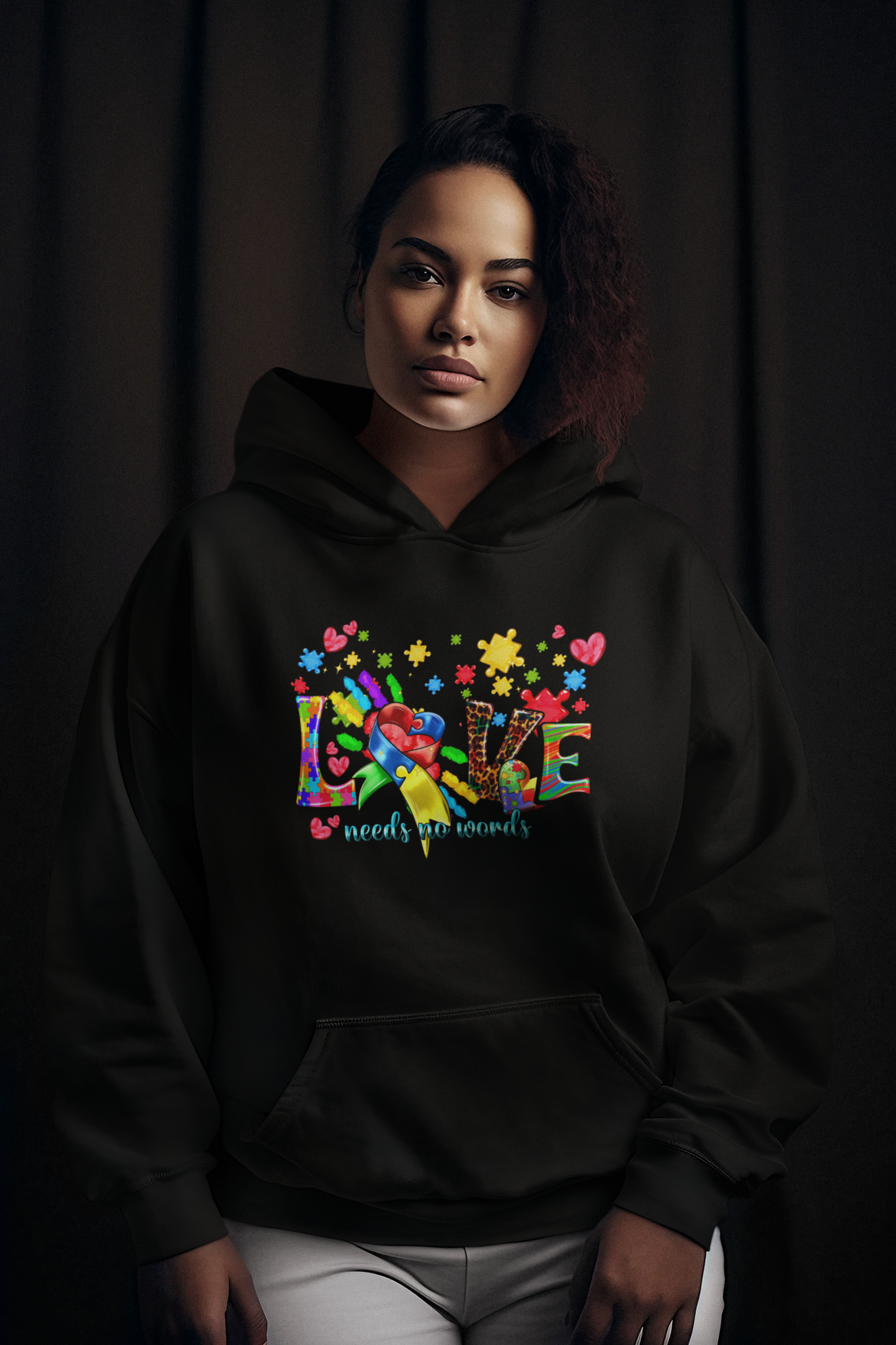 Hoodie: LOVE [vuxen]