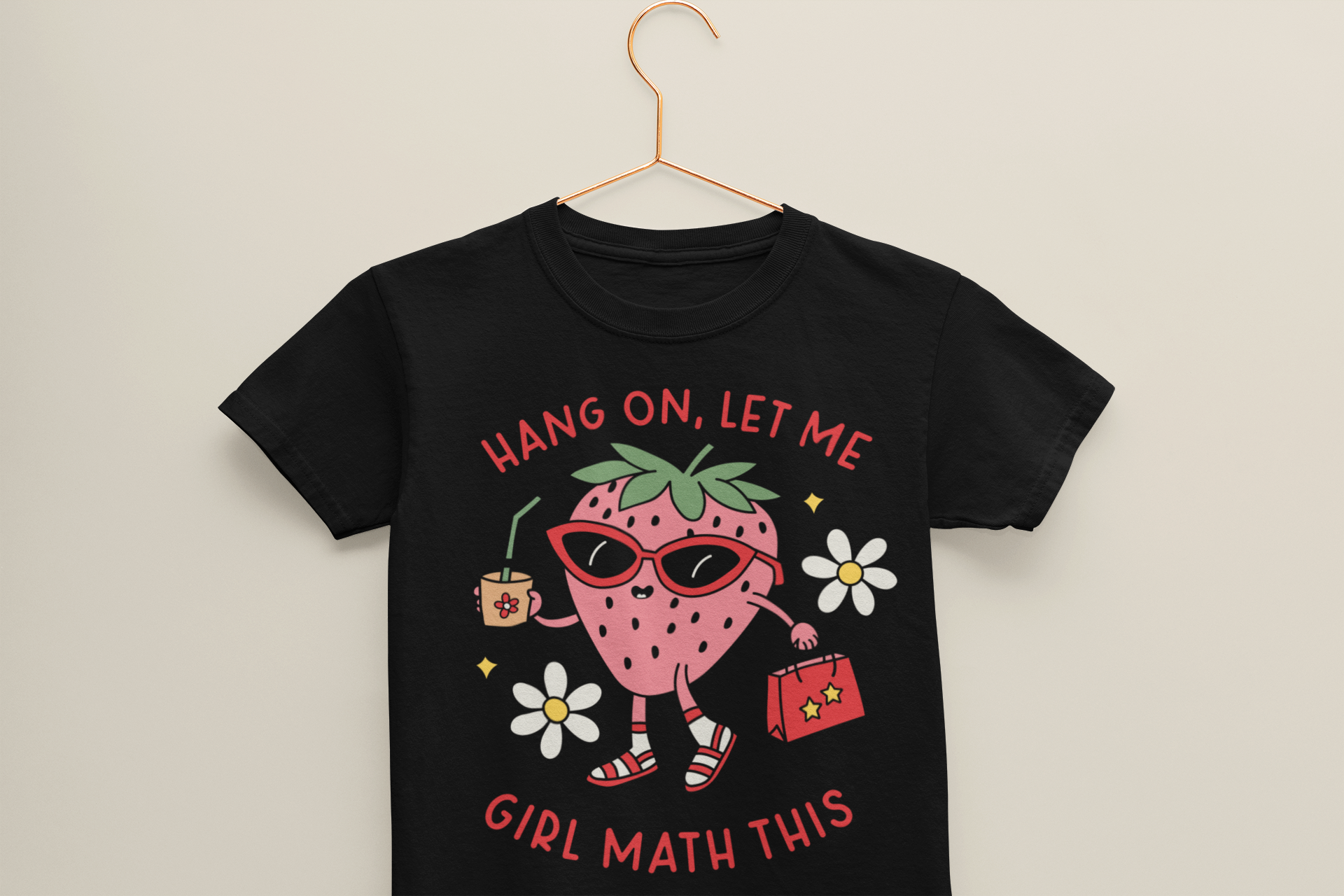 T-shirt: Girl Math [barn]