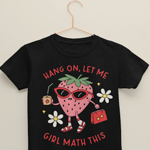 T-shirt: Girl Math [barn]