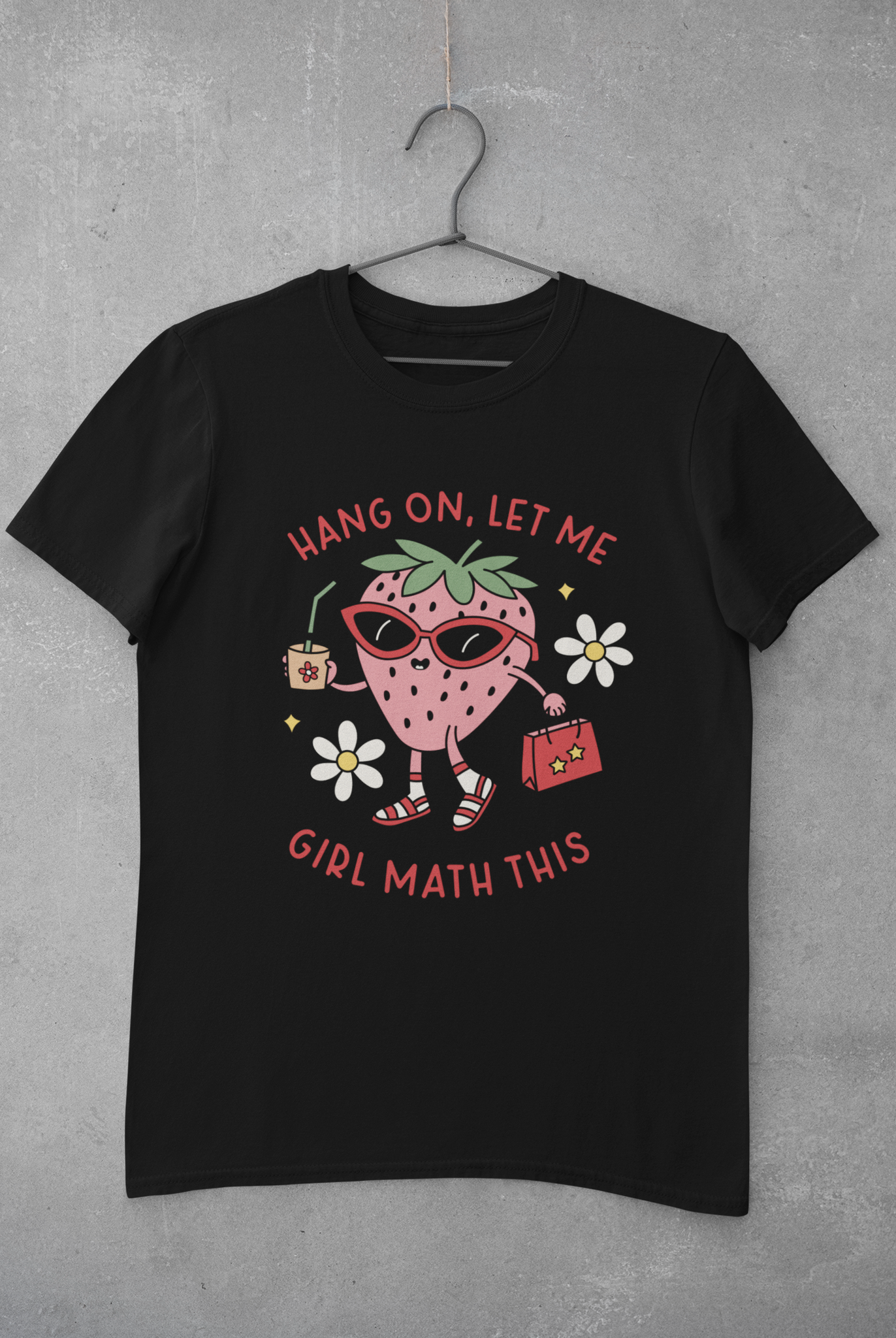 T-shirt: Girl Math [vuxen]