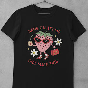 T-shirt: Girl Math [vuxen]