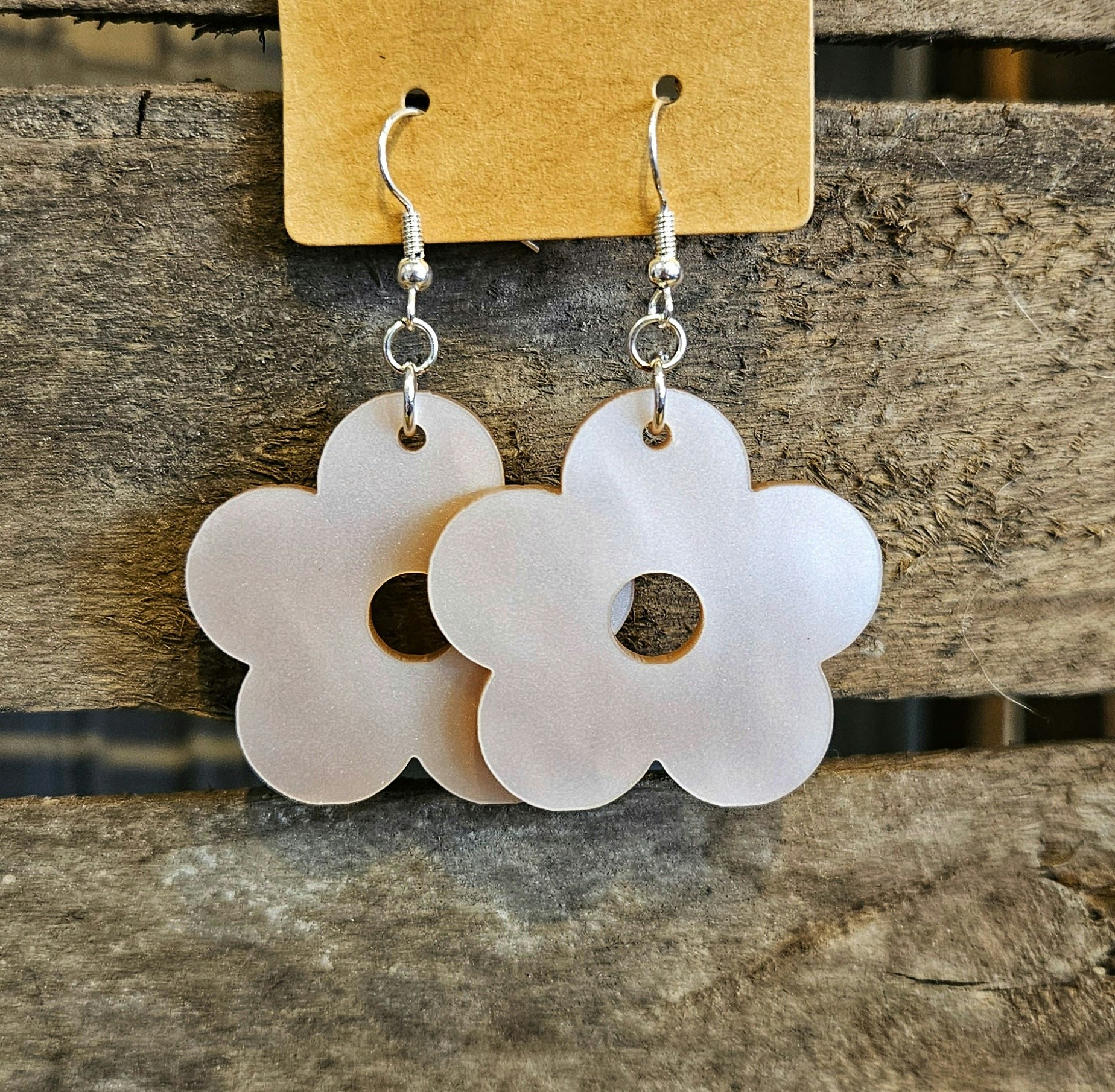 Örhängen: Stor blomma