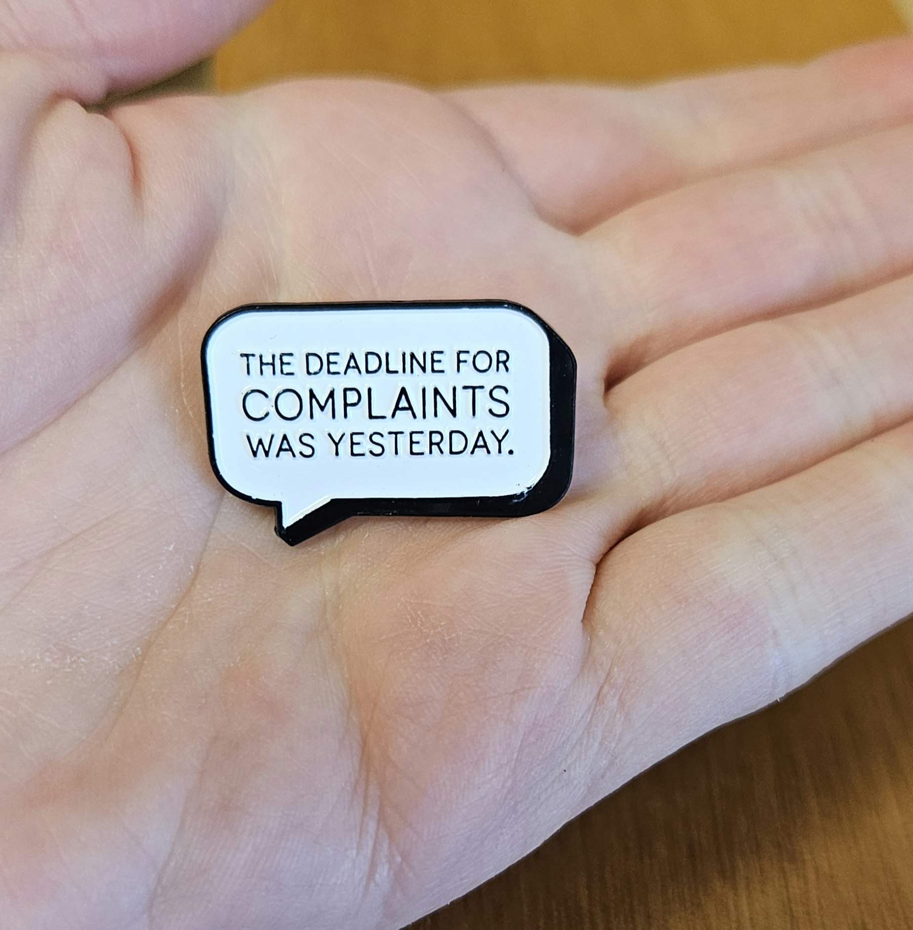 Pin: Deadline