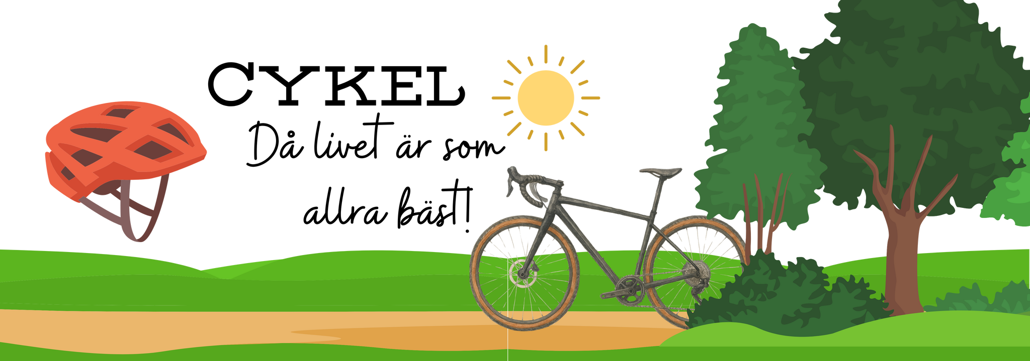 Emaljmugg - Cykel