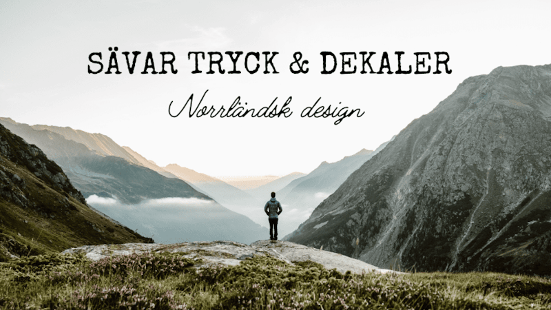 Sävar tryck och dekaler