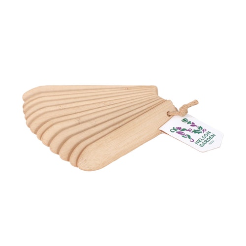 Sticketikett bambu 13 cm, 12 st