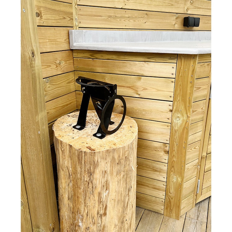 Wood Splitter Kompakt, Svart, Säker vedklyv