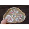 Antique flower shaped Chinese Export Famille Rose Canton Medallion dish