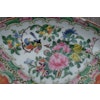 Antique Chinese Canton Rose Medallion famille rose dish Large #163