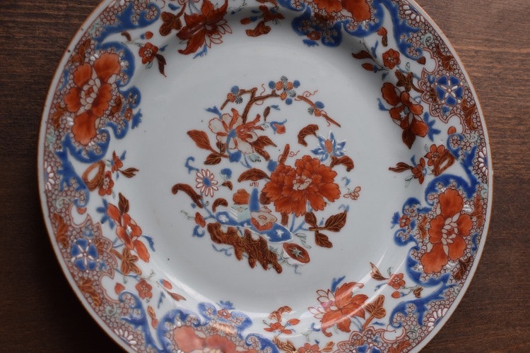 Antique Chinese porcelain plate first half of 18th C Yongzheng / Qianlong #2