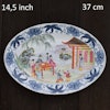 A large very fine chinese porcelain platter with figure scenes 20th century
