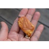 Natural amber pendant danish design hand carved egg yolk 6.6g 1980's Sagittarius