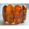 Natural Amber danish raw stone amber bracelet many inclusions insects large 85g