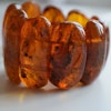 Natural Amber danish raw stone amber bracelet many inclusions insects large 85g