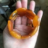 Natural Amber danish raw stone amber bracelet large 51g