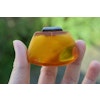 Natural amber pendant Danish amber hand polished 1980's 29g #3