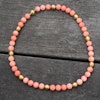 10mm Genuine Natural Round Pink Coral Bead Solid 18k Yellow Gold Necklace 65g