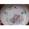 Antique Chinese Porcelain teacup & saucer Qianlong Period Famille Rose