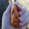 Natural Amber Pendant Baltic Amber Egg Yolk Butterscotch From Sweden huge 53g