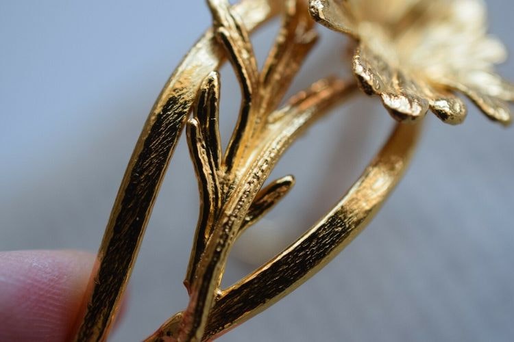 Flora Danica Jewelry Scandinavian danish design gilded 925 silver bracelet  Daisy - Nordic Antiques Sweden