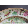 Antique Chinese famille rose mandarin Canton plate , Daoguang period