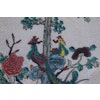 Chinese porcelain famille verte crackle Geyao double pheonix charger