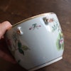 Antique famille rose lidded bowl with butterfly pattern Republic Period