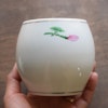 Chinese famille rose lidded jar / tea caddy Second Half of 1900's 50's 60's 70's