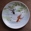 Vintage teacup with saucer Dao Feng Shan / Tao Fong Shan Hong Kong goldfish