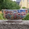 Antique Chinese Punch Bowl18th Century Qianlong Period #636