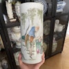 Antique Chinese Porcelain Brush Pot / Hat stand Republic period, dated 1925 #658