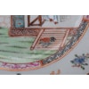 18th Century Chinese Rose Mandarin plate, Qianlong Period, Qing Dynasty #660