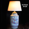 Chinese famille rose Porcelain vase / lamp Tongzhi, late Qing Dynasty #661