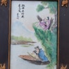 Antique Chinese Porcelain plaque, painting, late Qing / Republic period 3 pieces