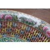 Antique Canton Porcelain Reticulated Chestnut Basket, late Qing #680